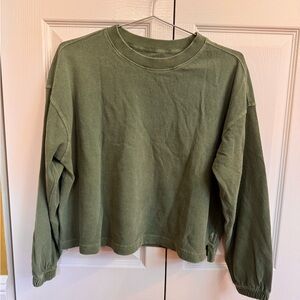 Le Bon Shoppe Naturelle Tee in Basil size S